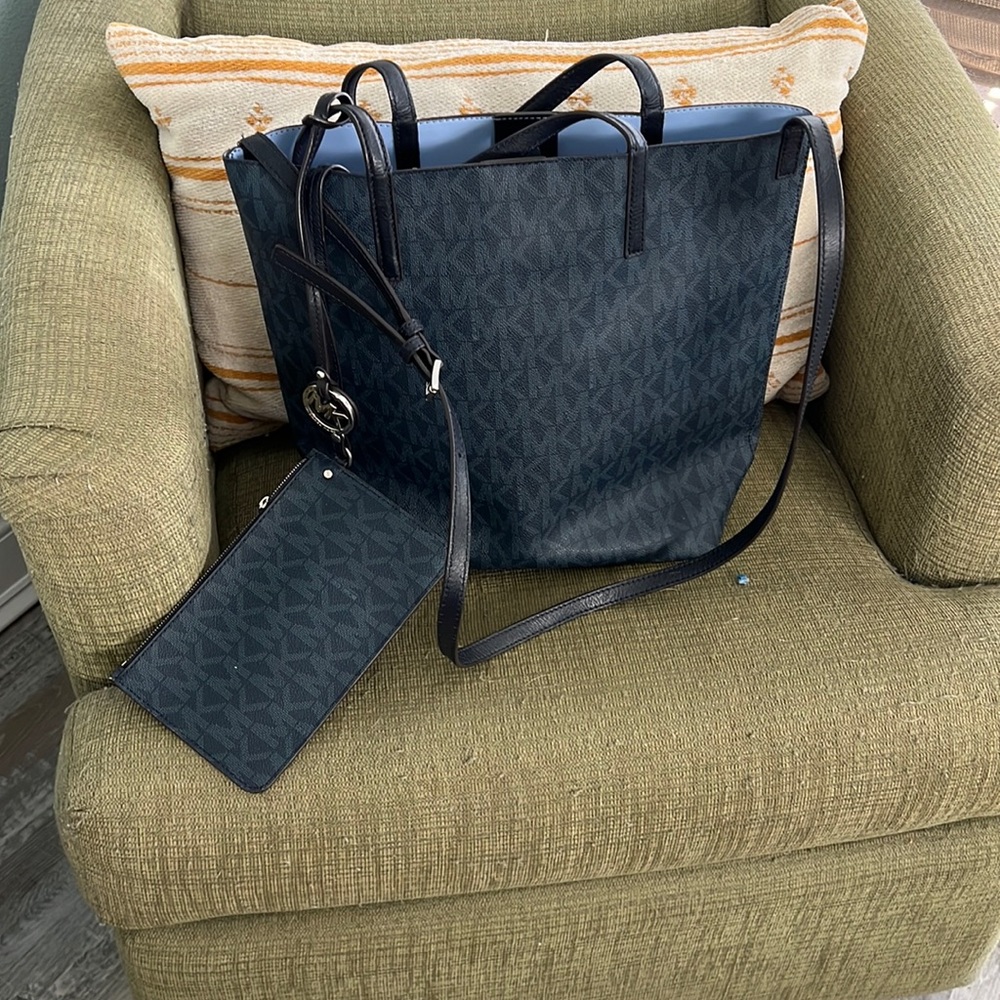 Michael Kors Large Bag for school or work. 15” across 13” height.